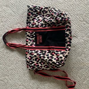 VS leopard print tote